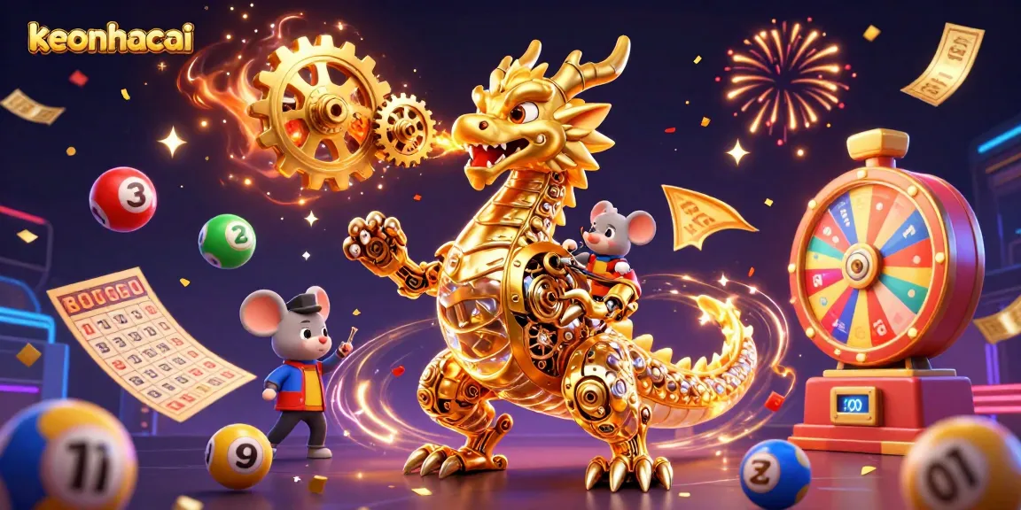 Celebrate wins with keonhacai's vibrant lottery game, featuring exciting prizes and dynamic visuals.