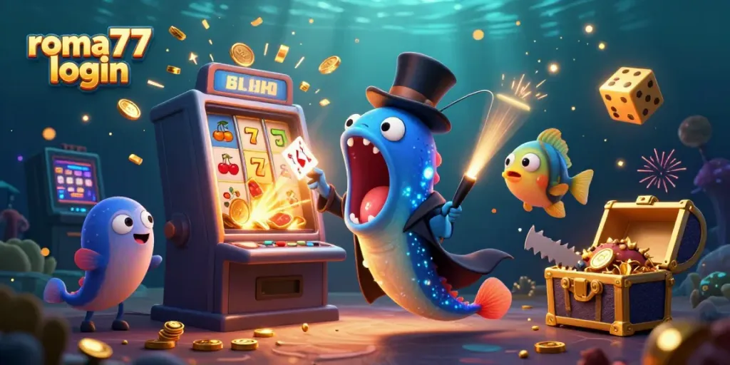 Grafik menarik tambang jackpot slot dengan tema roma77 login yang menghibur.