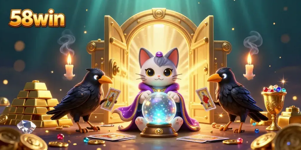 Engage with the dazzling world of 58win, featuring mystical elements and vibrant treasures.