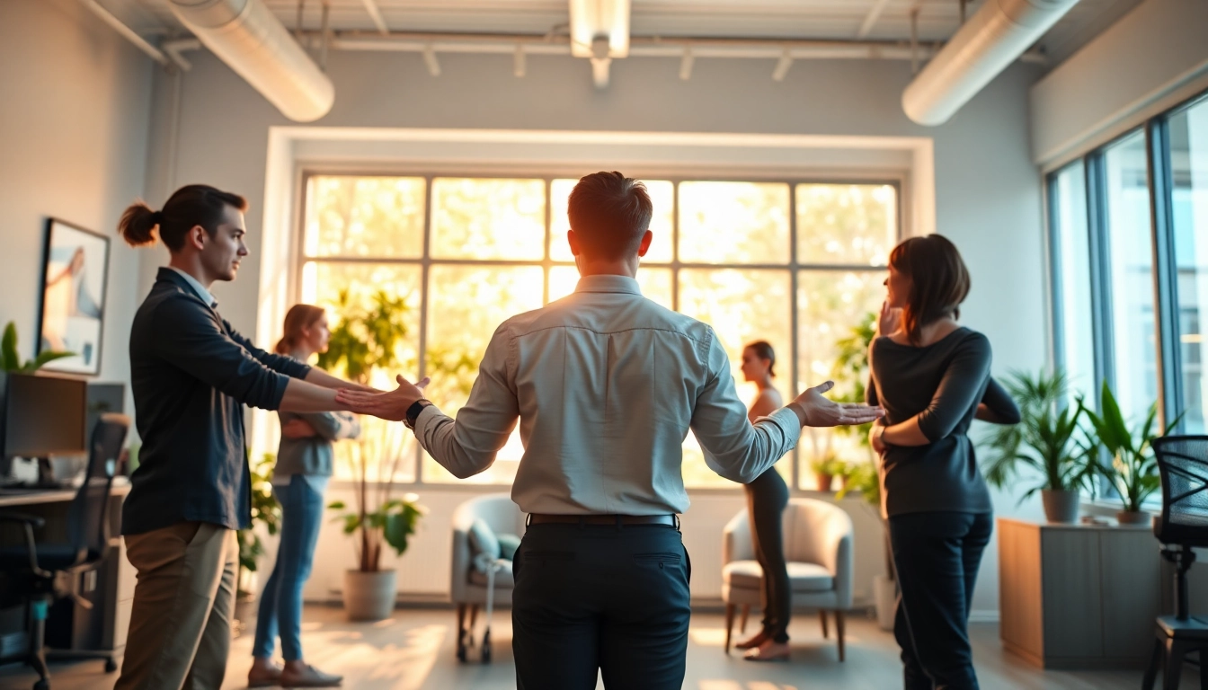 Learn how to improve posture with a professional coach in a well-lit office.