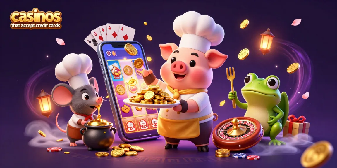 Engage with thrilling slots at casinos that accept credit cards featuring gold coins and exciting game elements.
